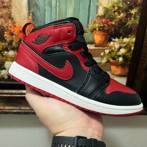 Jordan 1 Mid Banned (2020) ps sneakers